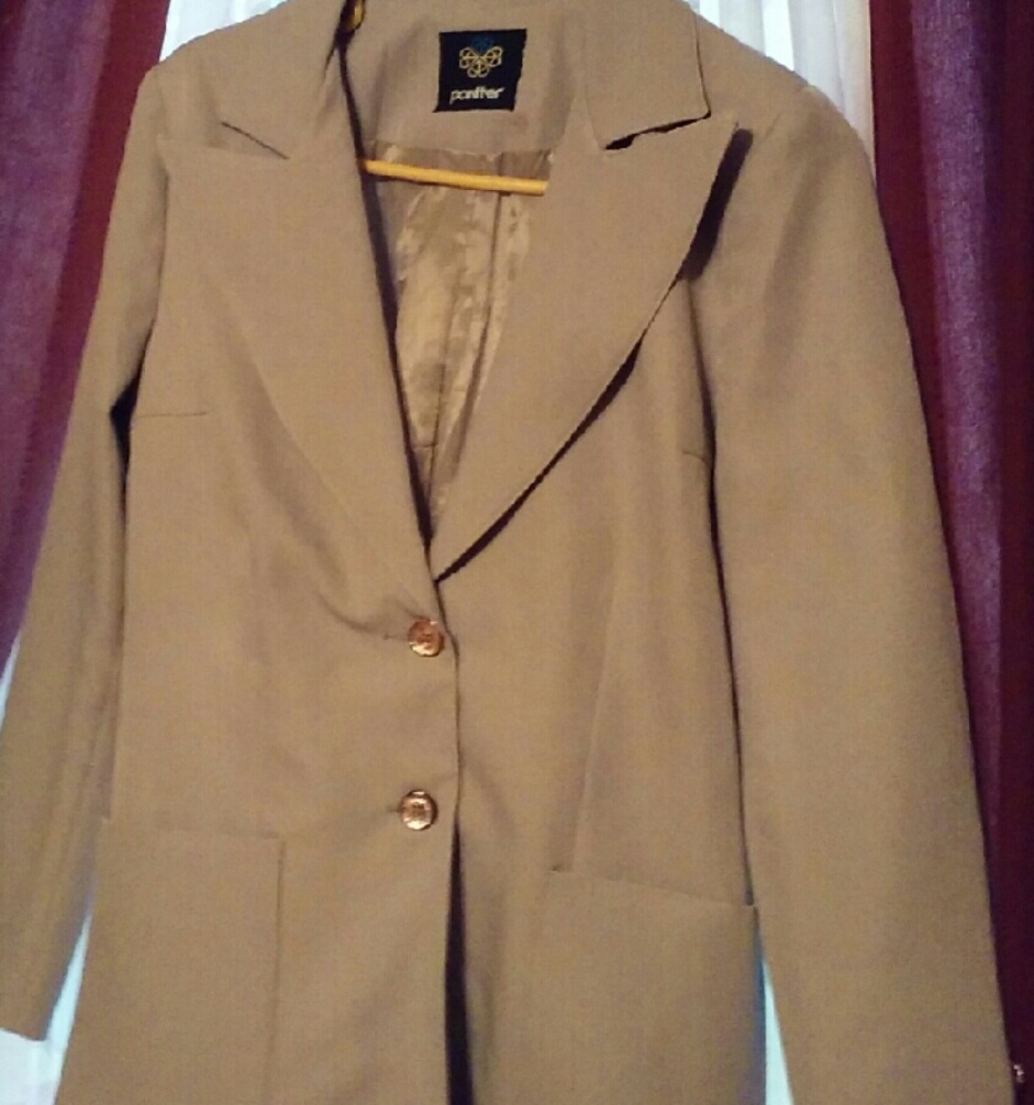 COPY - Women's Taupe Color Vintage pantsuit.